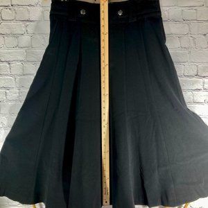 Christopher Banks black trumpet skirt Size 6 with 31in Length